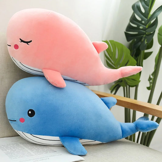 Pink/Blue Whale Plushie